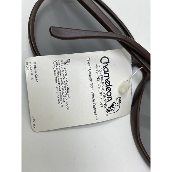 RETRO Corning Chameleon 2136S  Brown Photochromic Sunglasses￼ Pre Serengeti main image 6